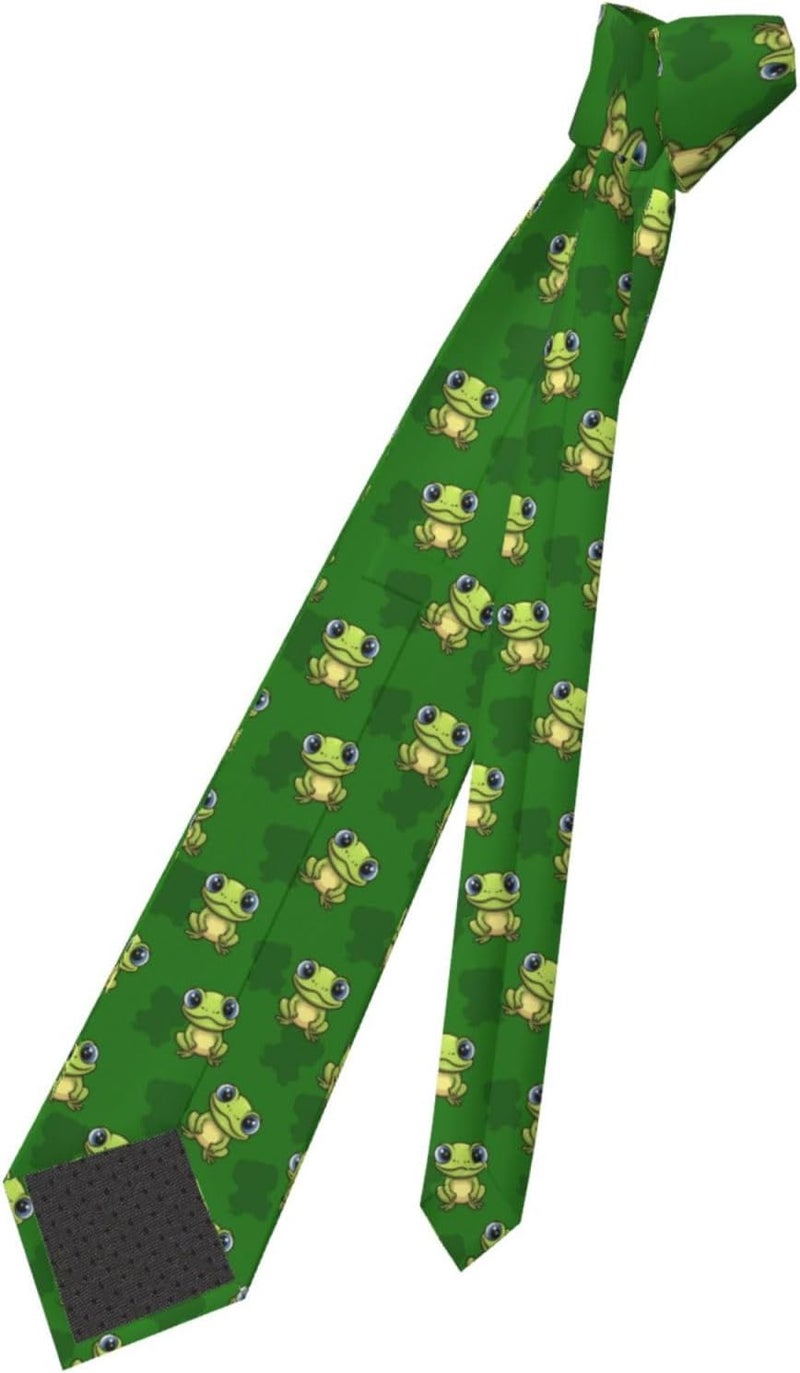 Yilad Tie for Men and Boy Novelty Fun Full Print Men's Necktie Skinny Fashion Narrow Wide - Image 4